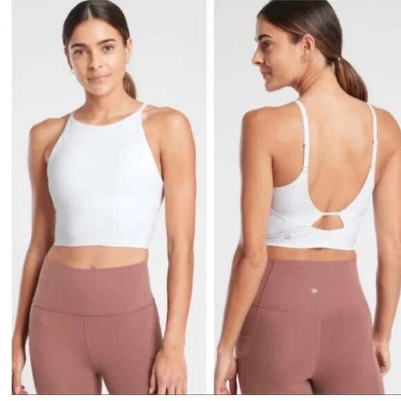 Athleta | Intention Crop D-DD In Blue Colorblock - Picture 3 of 10